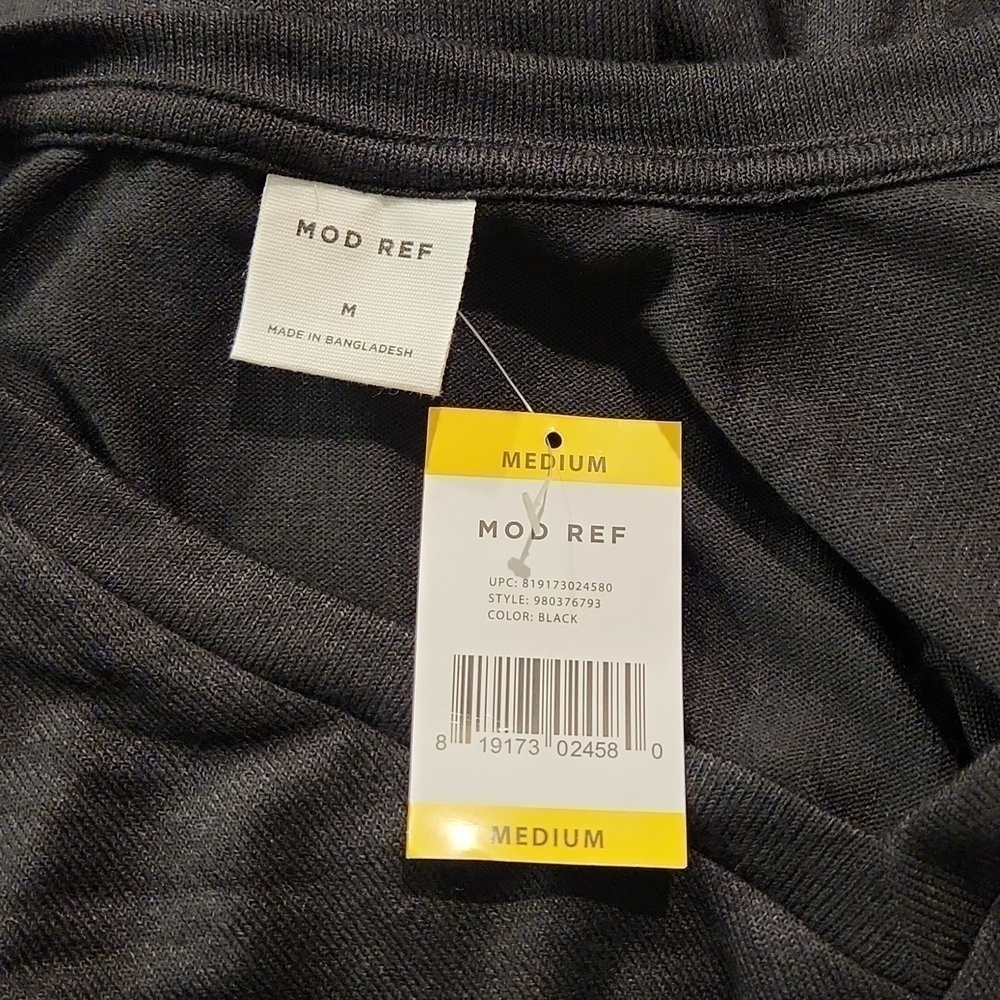 NWT Mod Ref Light Ribbed Rolled Sleeve Top - Picture 7 of 9